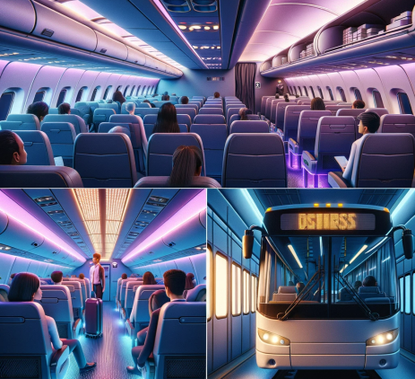 DALL·E 2023-11-30 15.03.37 - A scene showcasing the use of ultraviolet (UV) lights to disi